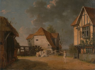 Een Scène uit De Dienstmaagd van de Molen door John Inigo Richards